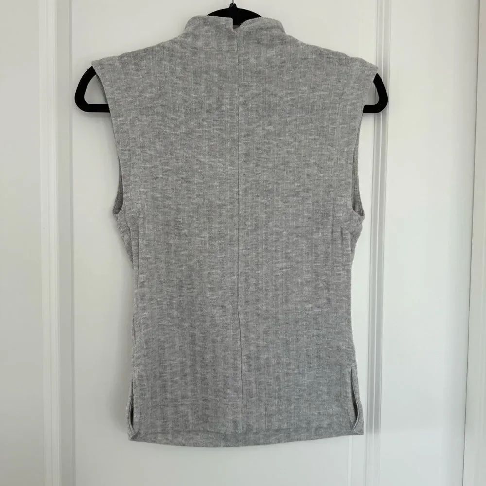 FREE PEOPLE | Sleeveless Ribbed Mockneck Knit Top - Picture 3 of 7